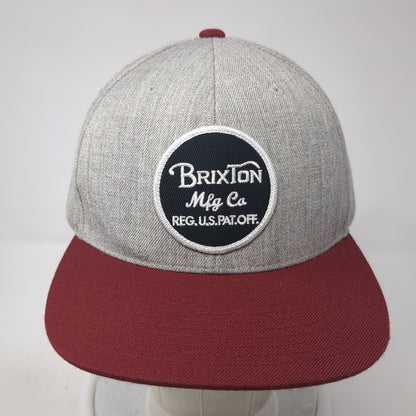 Brixton Mfg Co Patch Snapback Hat Multi One Size Adjustable Colorblock