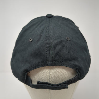 Jason's Deli Strapback Hat Black One Size Solid Adjustable Embroidered