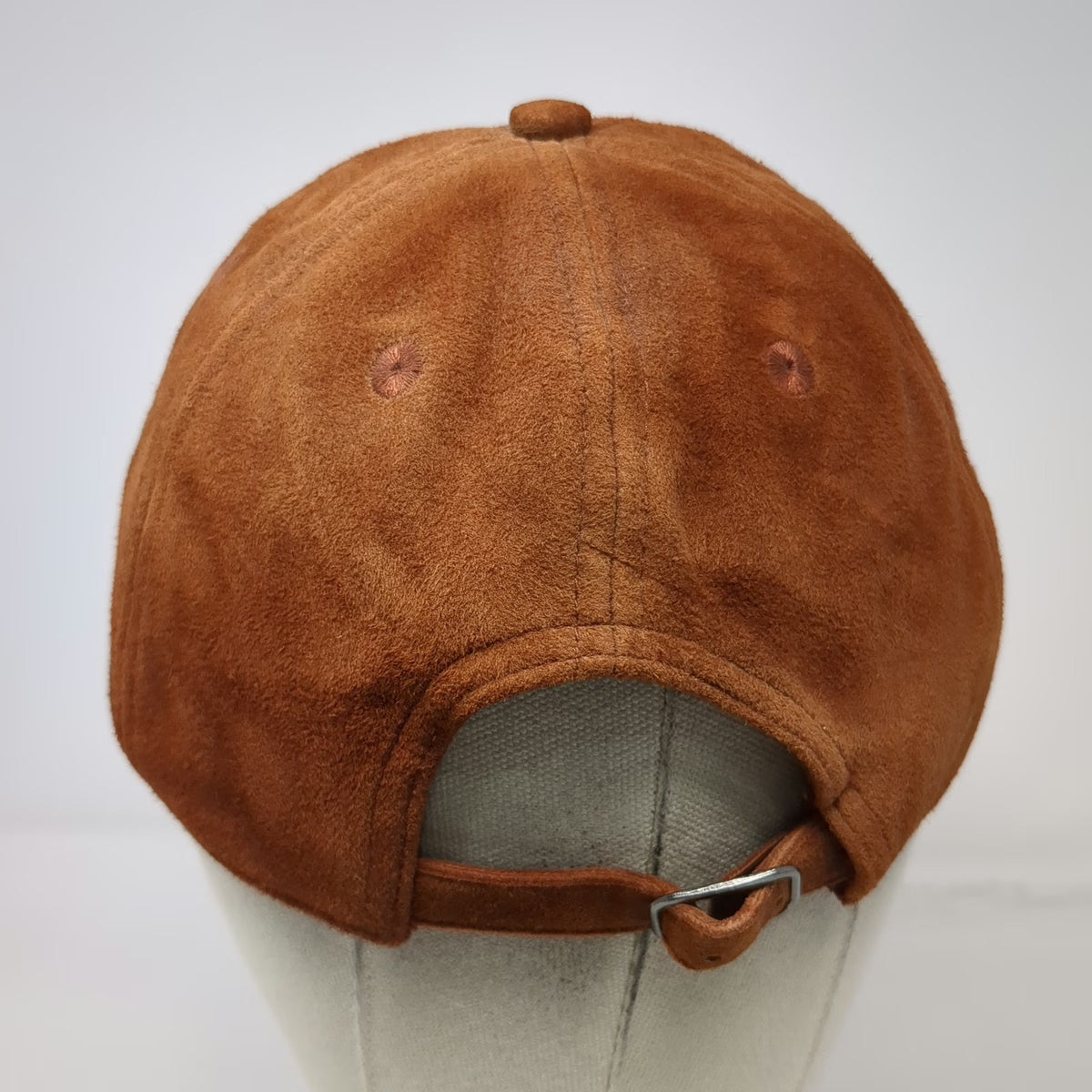 Banana Republic Baseball Cap Brown One Size Suede Goat Leather Adjustable Hat