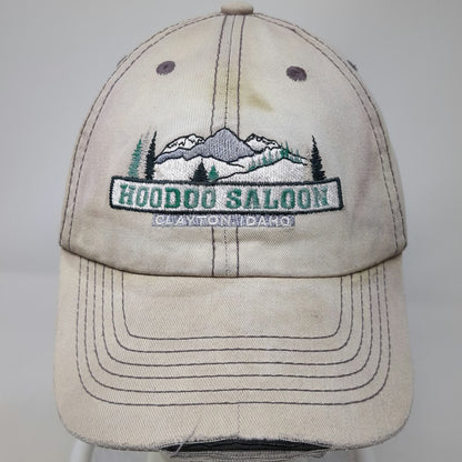 OTTO Baseball Cap Gray One Size Hat Hoodoo Saloon Clayton Idaho Cotton Strapback