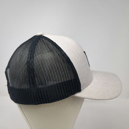 Hurley Trucker Hat Gray Black One Size Mesh Back Snapback Embroidered Logo