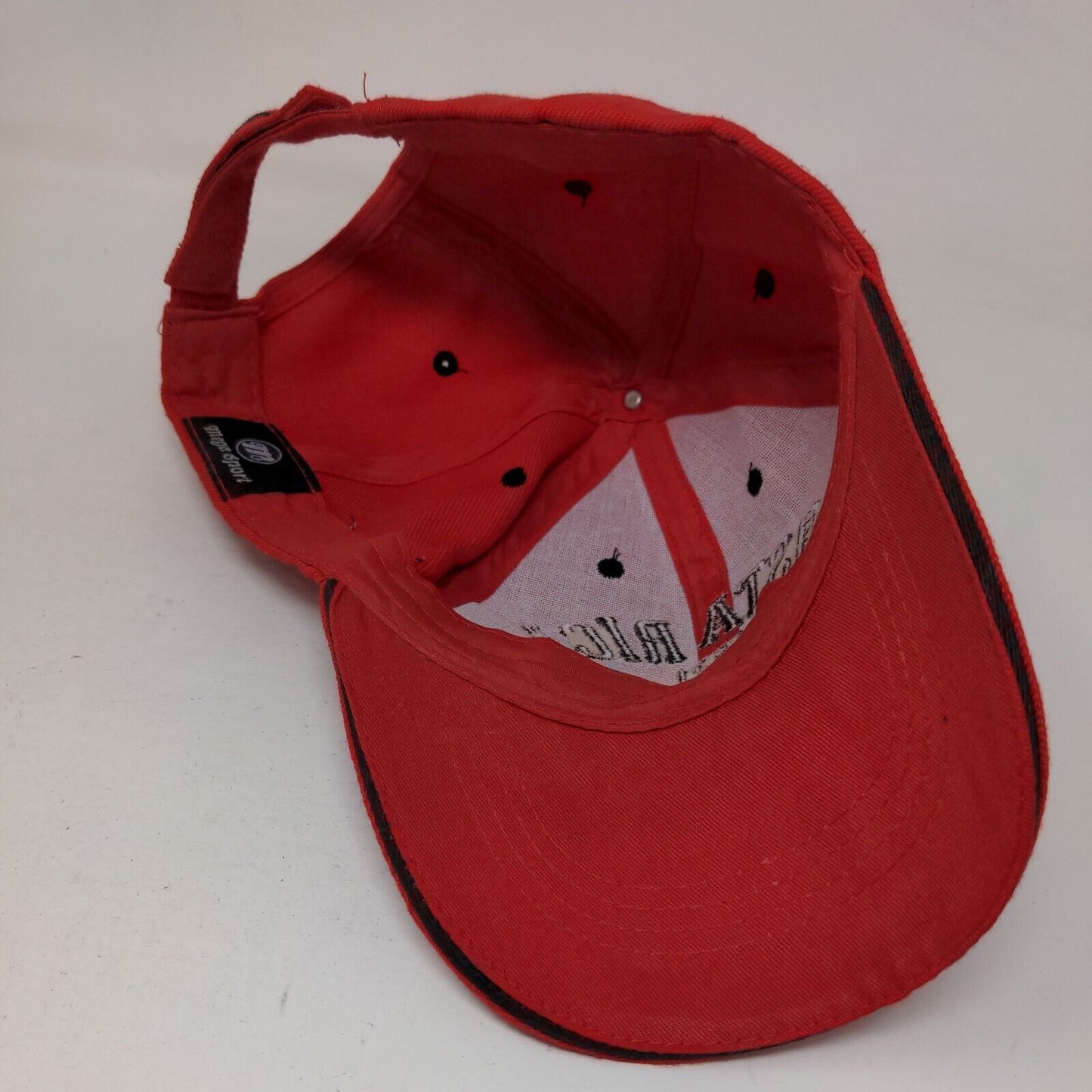 Costa Rica 1821 Pura Vida Strapback Hat Red OS Adjustable 6 Panel Mega Sport
