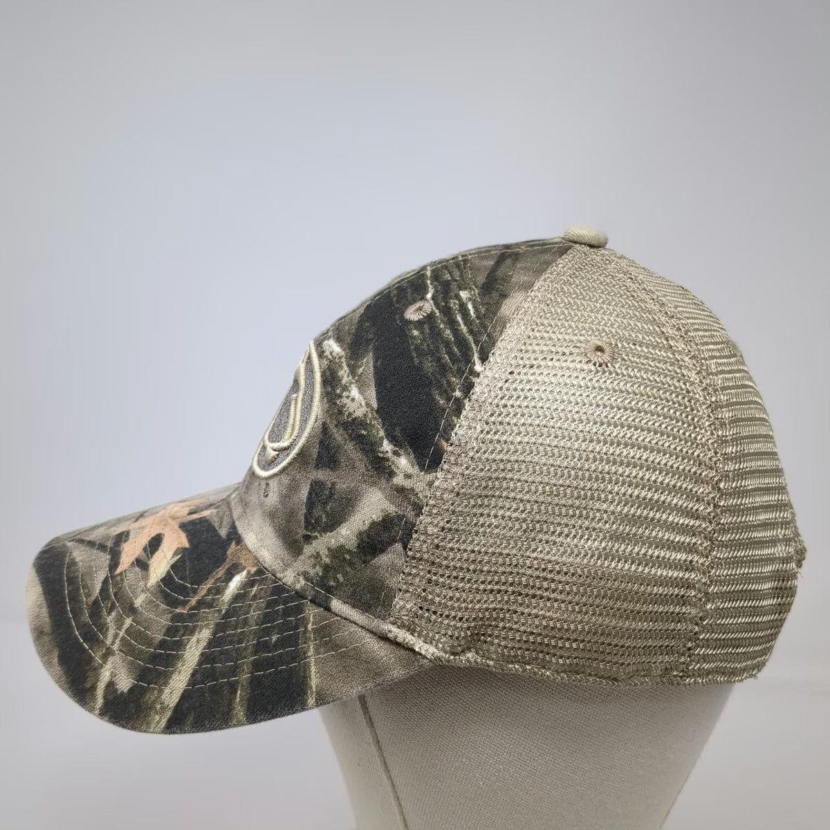 Penn State Nittany Lions NCAA Legacy Trucker Hat Brown Beige One Size Camo Mesh