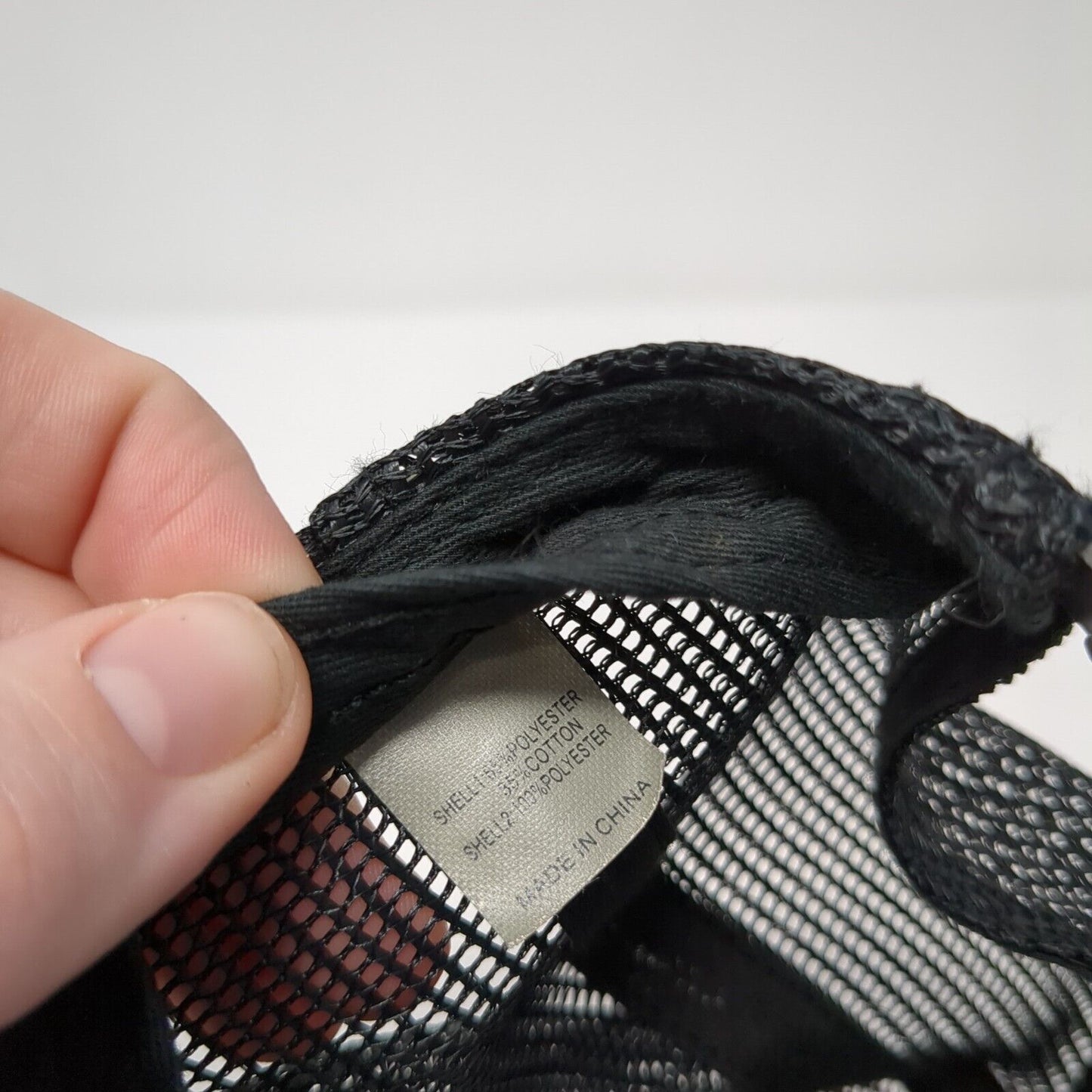 Top Notch Beard Snapback Trucker Hat Black OS Adjustable Mesh Back Richardson