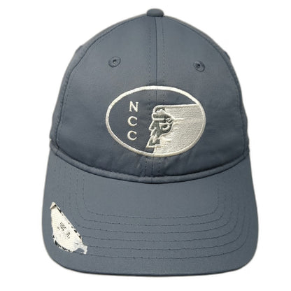 TaylorMade Baseball Cap Gray One Size NCC Chief Logo Polyester Slideback Hat