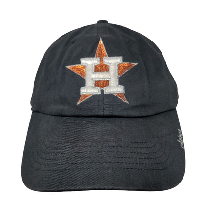 '47 Brand Women's Slideback Hat Blue Houston Astros Embroidered Bling Shiny Logo