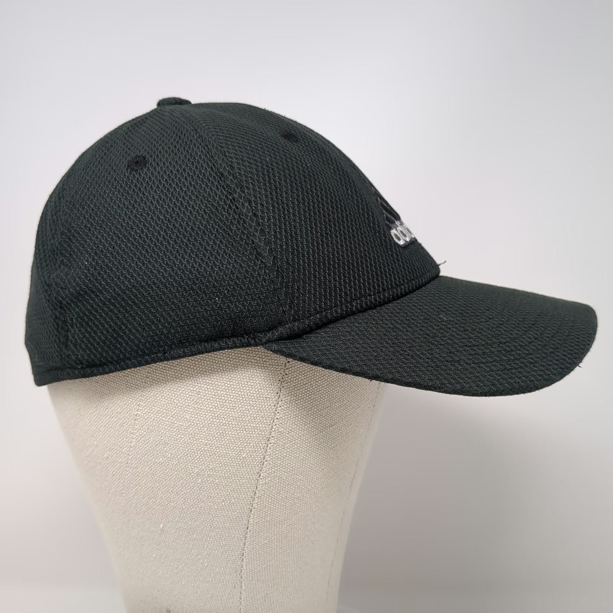 Adidas Baseball Cap Black One Size Performance Mesh Climalite Athletic Hat