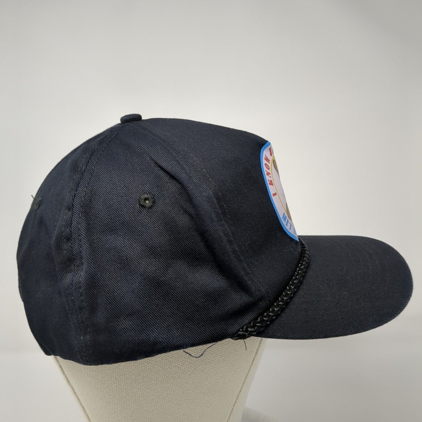 I Know Jack Sh** Met Him In Nashville Snapback Rope Hat Black OSFA