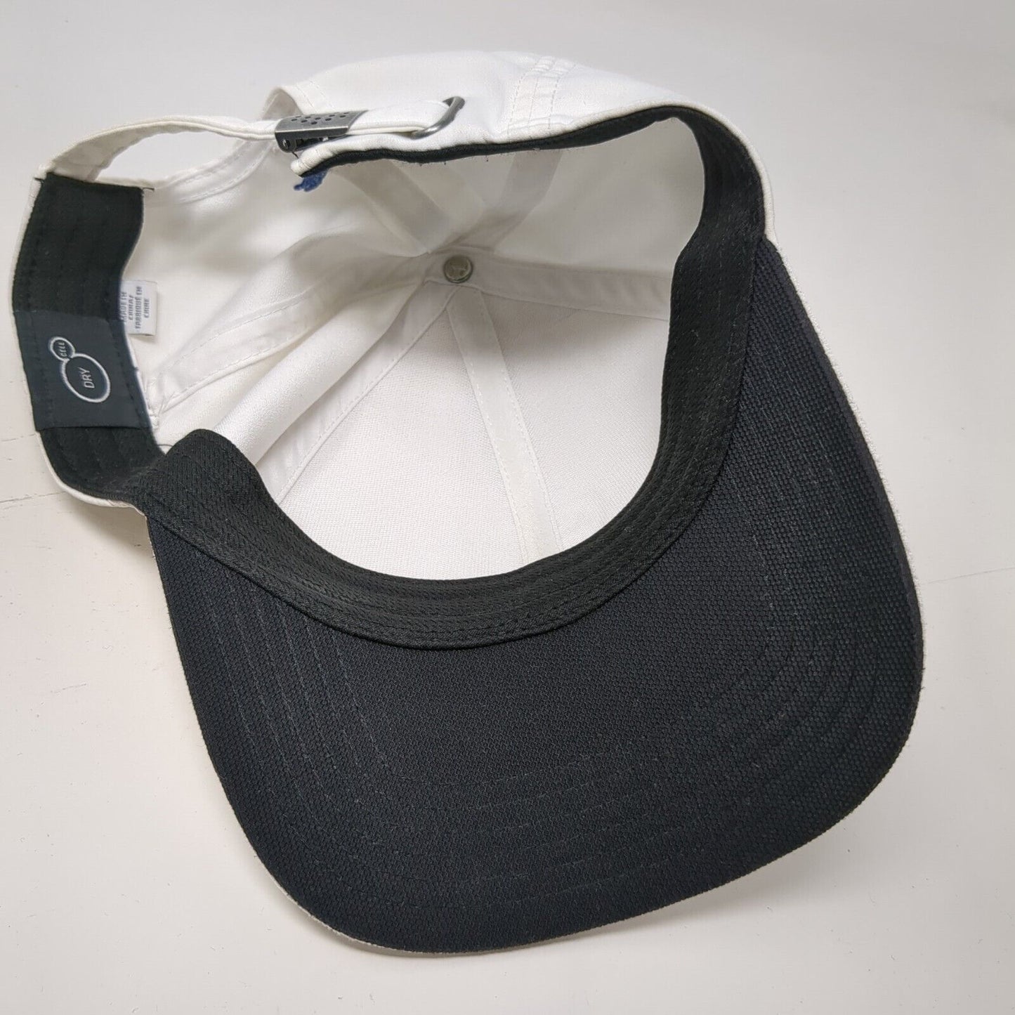 PUMA Dry Cell Slideback Hat White One Size Adjustable Solid 6 Panel