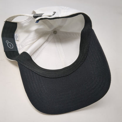 PUMA Dry Cell Slideback Hat White One Size Adjustable Solid 6 Panel