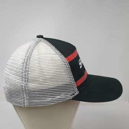 Snap-on Trucker Hat Black One Size Snapback Mesh Red Underbill Tool Logo Wrench