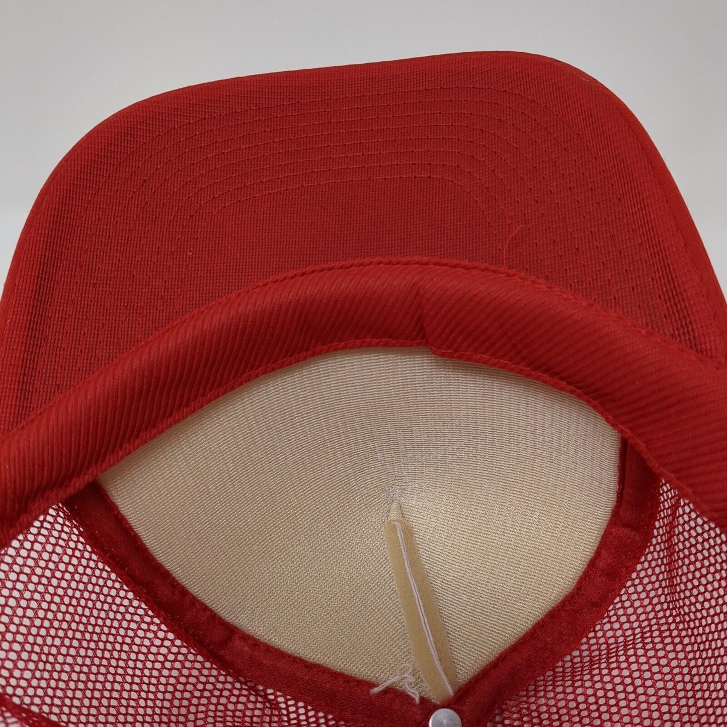 Budweiser Beer Snapback Rope Trucker Hat Red One Size Mesh Back
