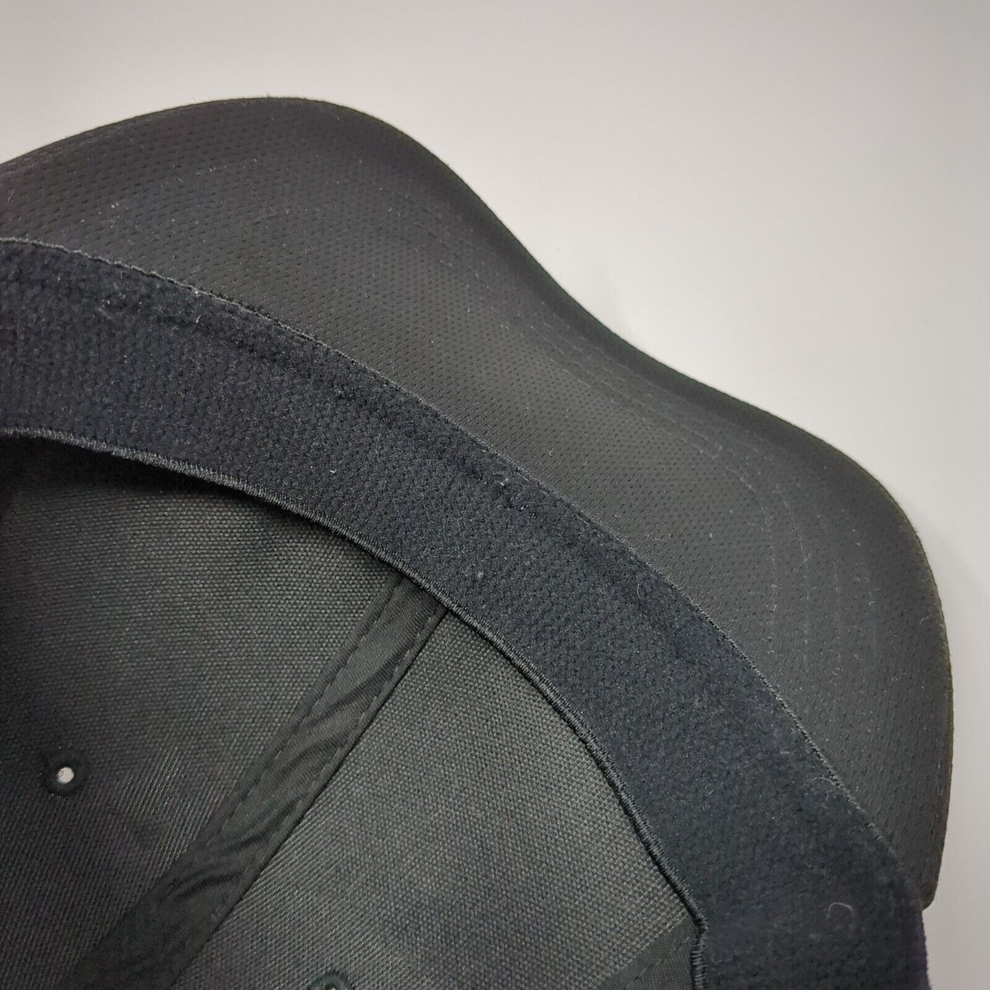Moto Designs Fitted Hat Black S/M Stretch Solid 6 Panel Athletic Works