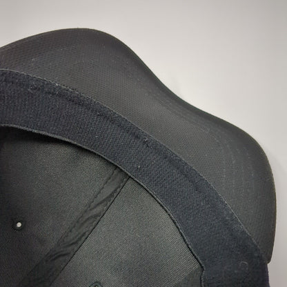 Moto Designs Fitted Hat Black S/M Stretch Solid 6 Panel Athletic Works