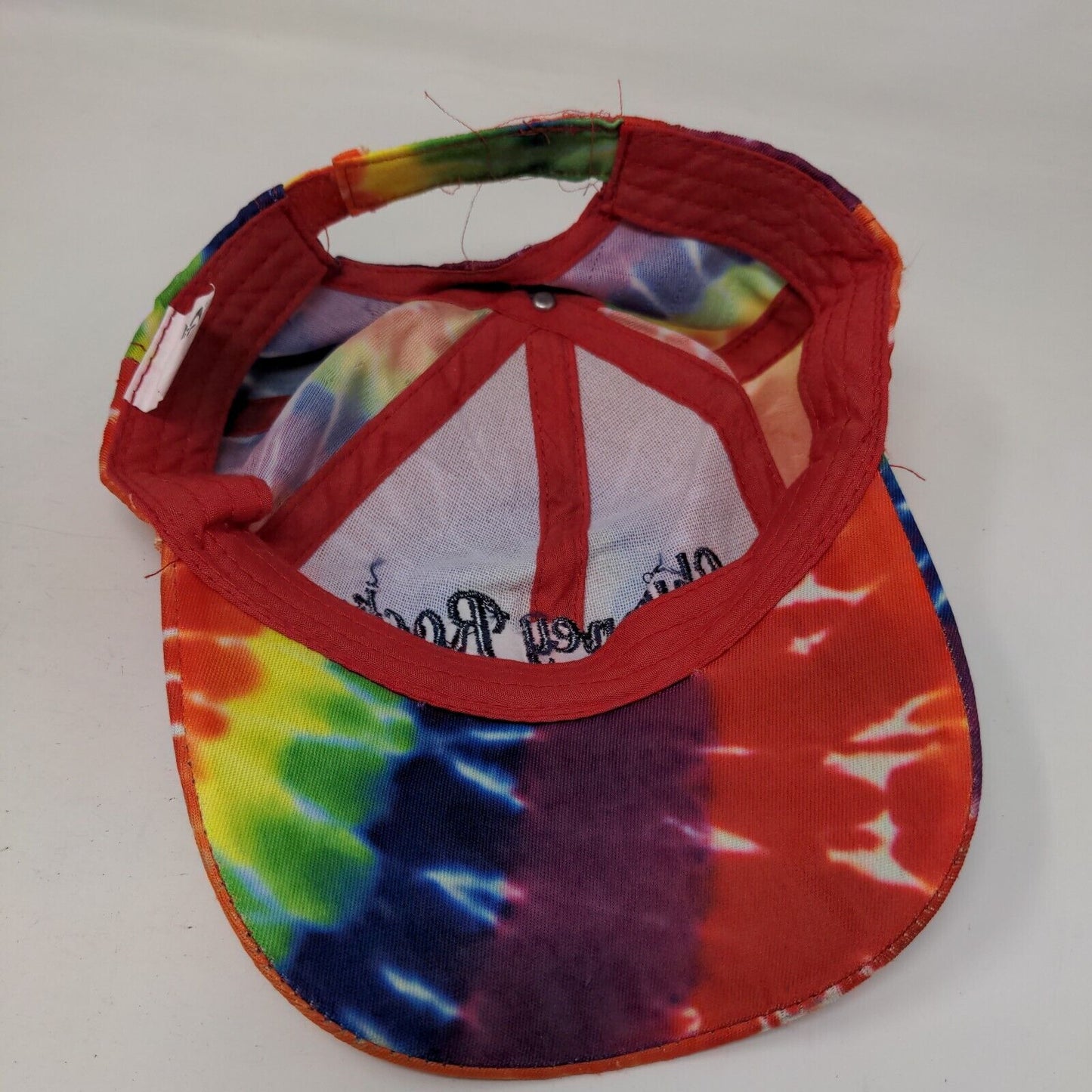 Chimney Rock State Park Strapback Hat Multicolor OSFM Tie Dye 6 Panel