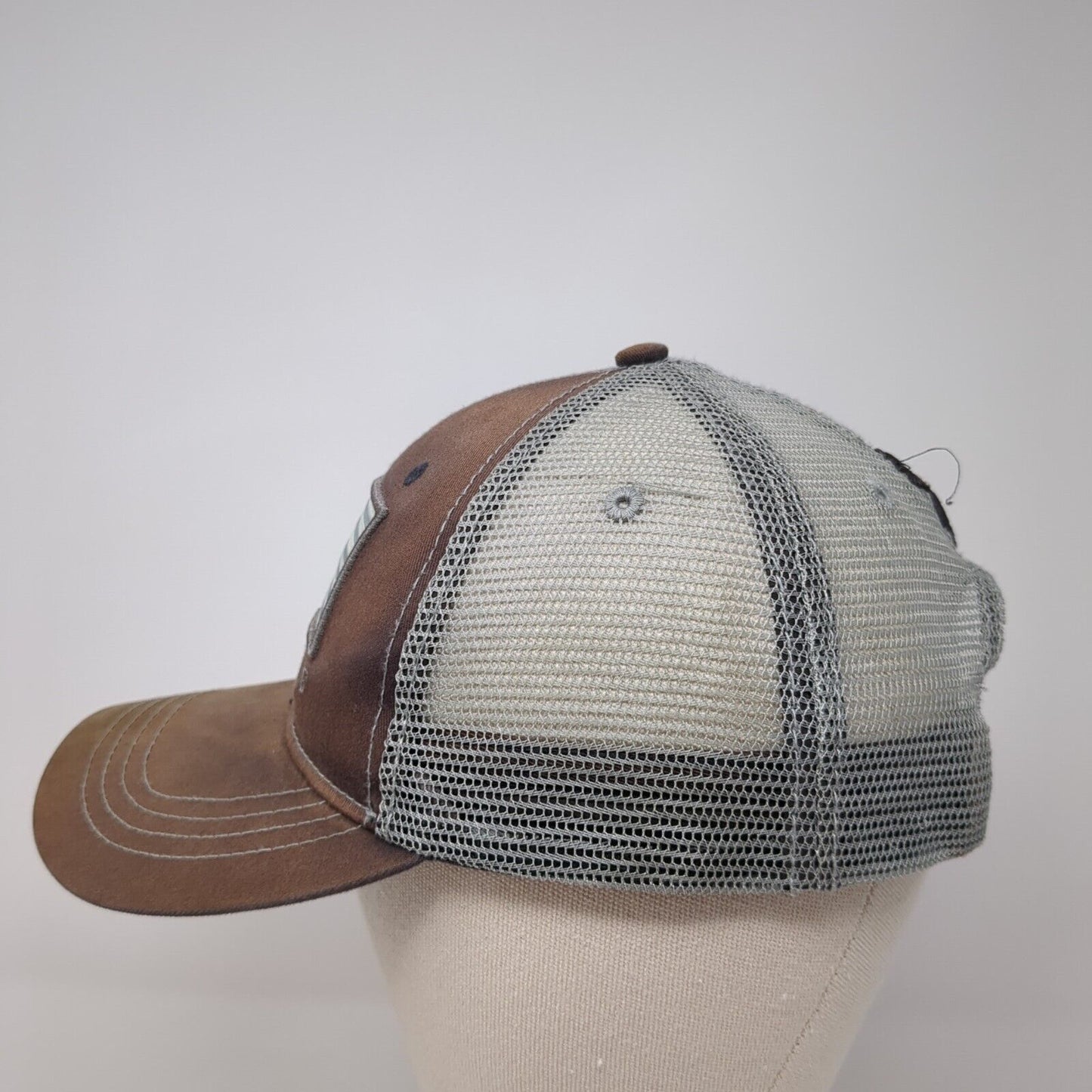 Browning Flag Snapback Trucker Hat Multi One Size Mesh Back Adjustable