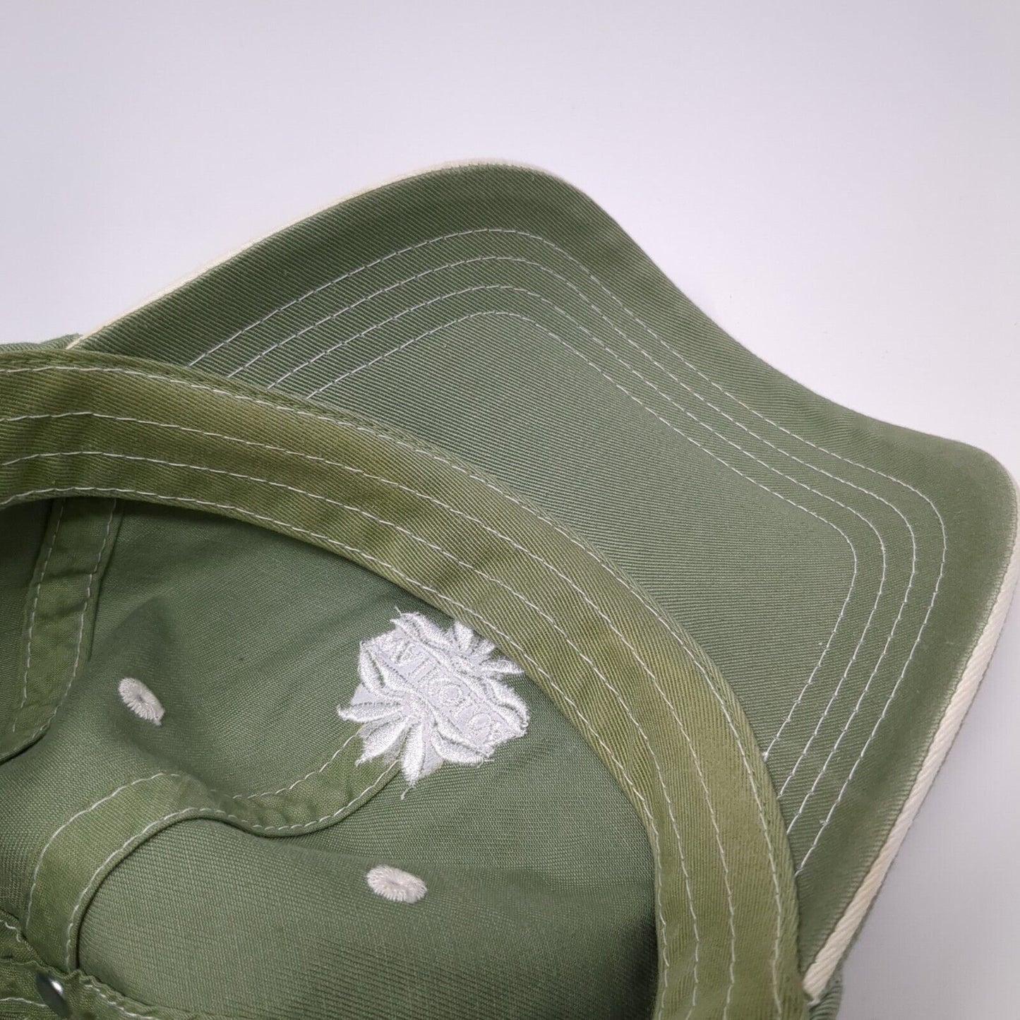 Waikoloa Hawaii Strapback Hat Green One Size Adjustable Embroidered Cotton