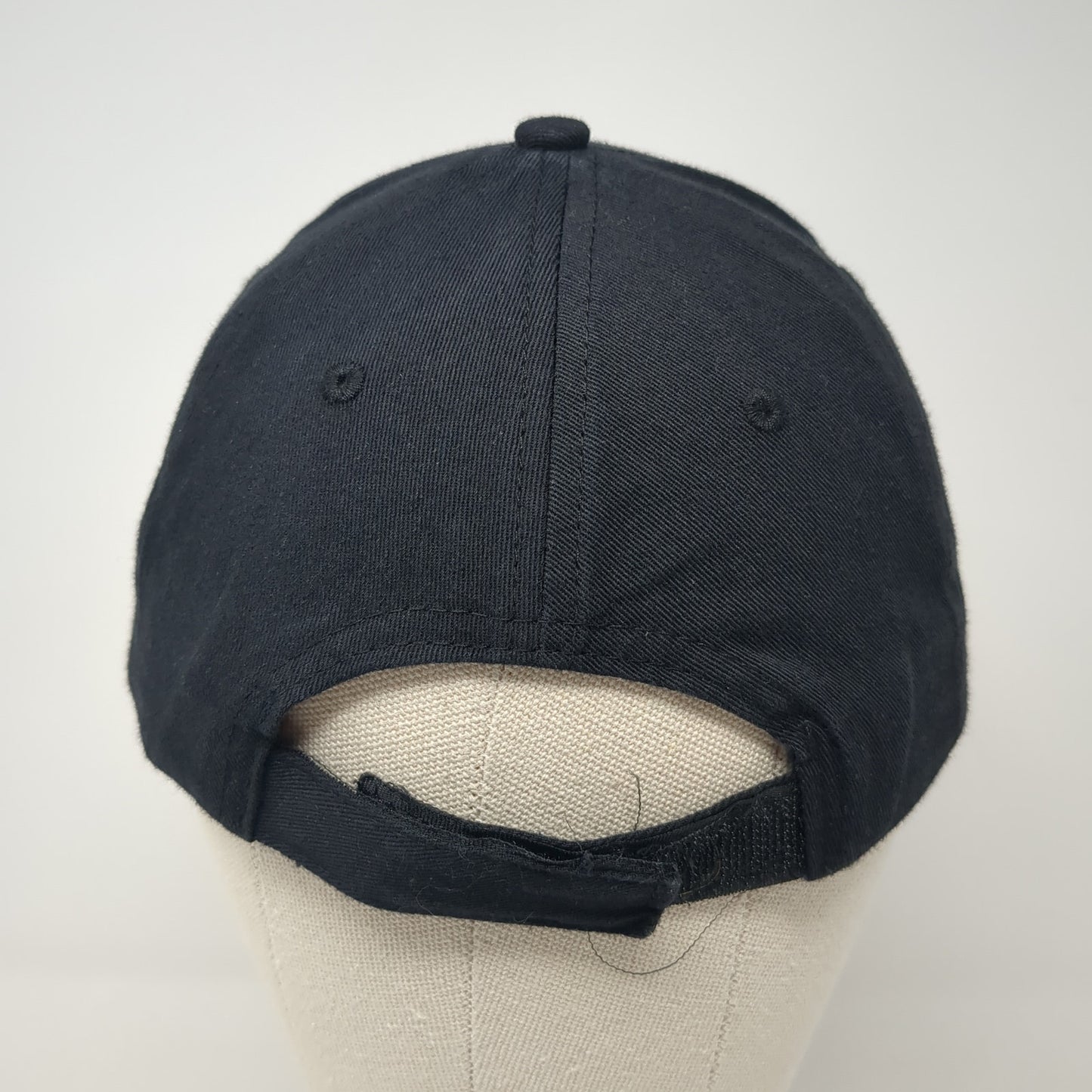 Bride Tribe Strapback Hat Black One Size Adjustable Solid Vent Holes