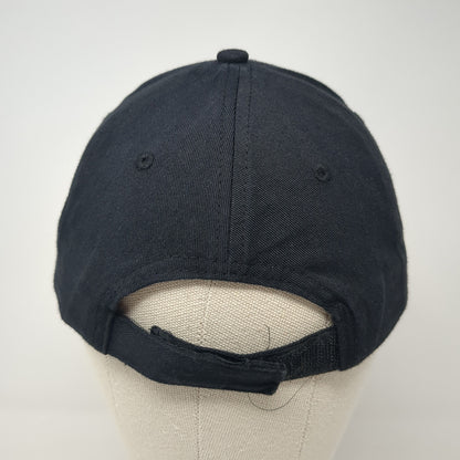Bride Tribe Strapback Hat Black One Size Adjustable Solid Vent Holes