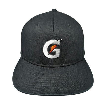 OTTO Snapback Black One Size Gatorade Logo Structured Cotton Gray Undervisor Hat
