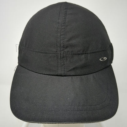 Champion Baseball Cap Black One Size Strapback Mesh Reflective Polyester Hat