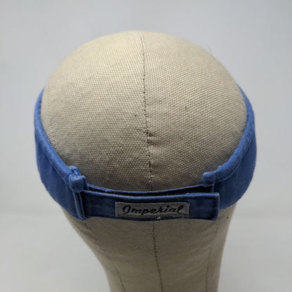 Imperial Men's Strapback Visor Hat Blue Adjustable Embroidered Homestead Resort