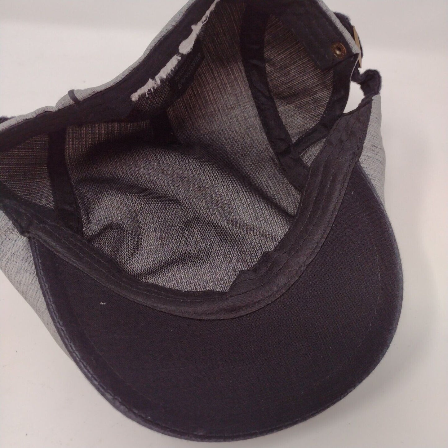 Salt Lake Express Flat Cap Gray OSFA Adjustable Embroidered Blank