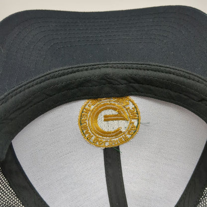 Pacific Headwear Trucker Hat Black One Size Mesh Snapback Herman Goldner Co Inc