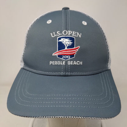 U.S. Open 2019 Pebble Beach Strapback Hat Gray Classic Cut Embroidered