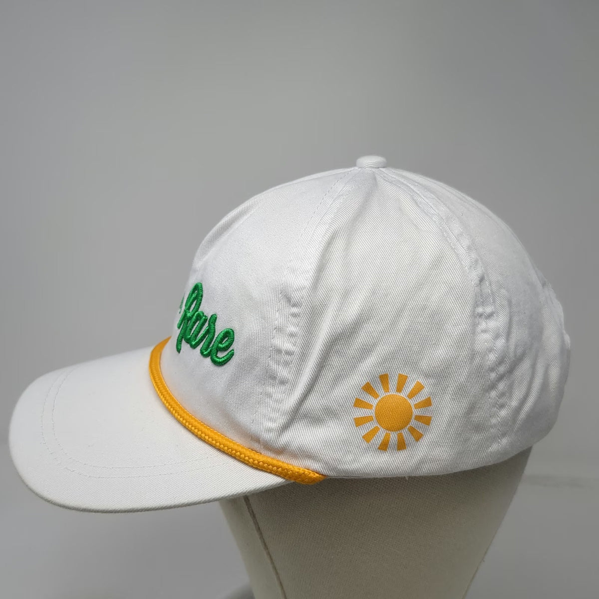 Port Authority 5 Panel White One Size Hat Rays for Rare Sun Rope Snapback