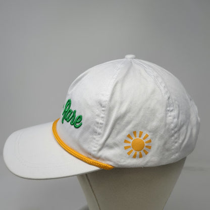 Port Authority 5 Panel White One Size Hat Rays for Rare Sun Rope Snapback