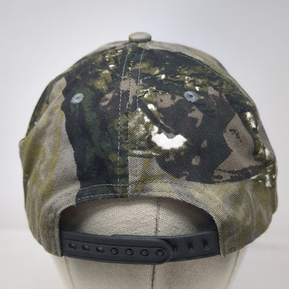 Mucker Bucket 5 Panel Green One Size Hat Duck Camo Rope Snapback Outdoor Hunting
