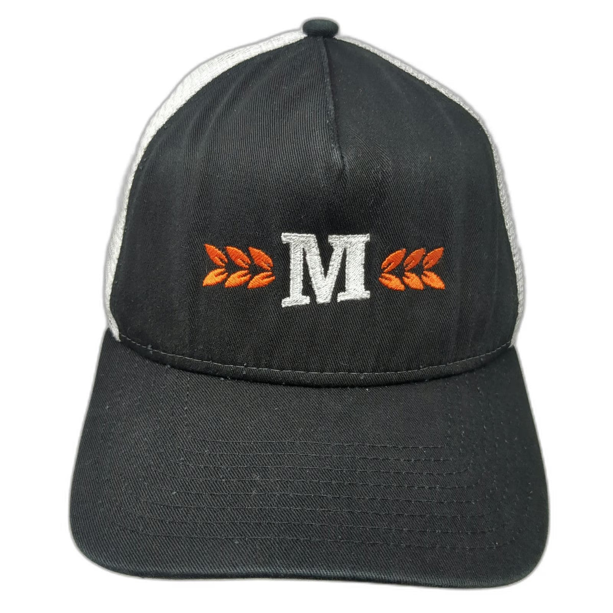 New Era Trucker Hat Black One Size Montco Makers M Logo Mesh Snapback 9FORTY