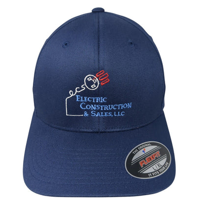 Electric Construction & Sales LLC Fitted Hat Blue L/XL Flexfit Port Authority