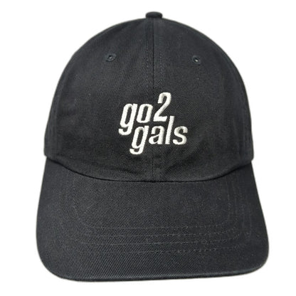 Gear For Sports Baseball Cap Black One Size go2 gals Embroidered Slideback Hat