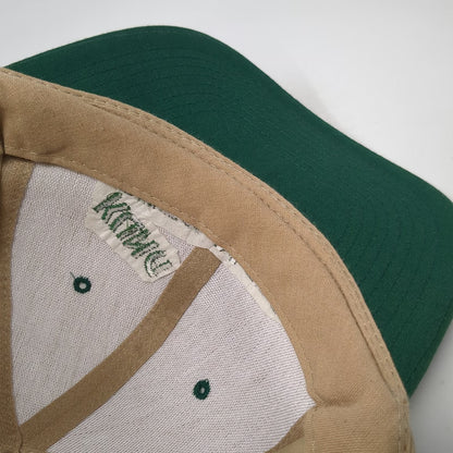 Nissun Cap Snapback Hat Beige Green One Size Embroidered Kuna Auto Mart