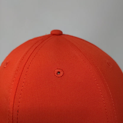 Nike Strapback Hat Red OSFM Embroidered Swoosh Legacy 91 Dri-Fit 6 Panel