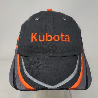 Kubota Strapback Hat Multicolor One Size Adjustable Embroidered Vented Holes