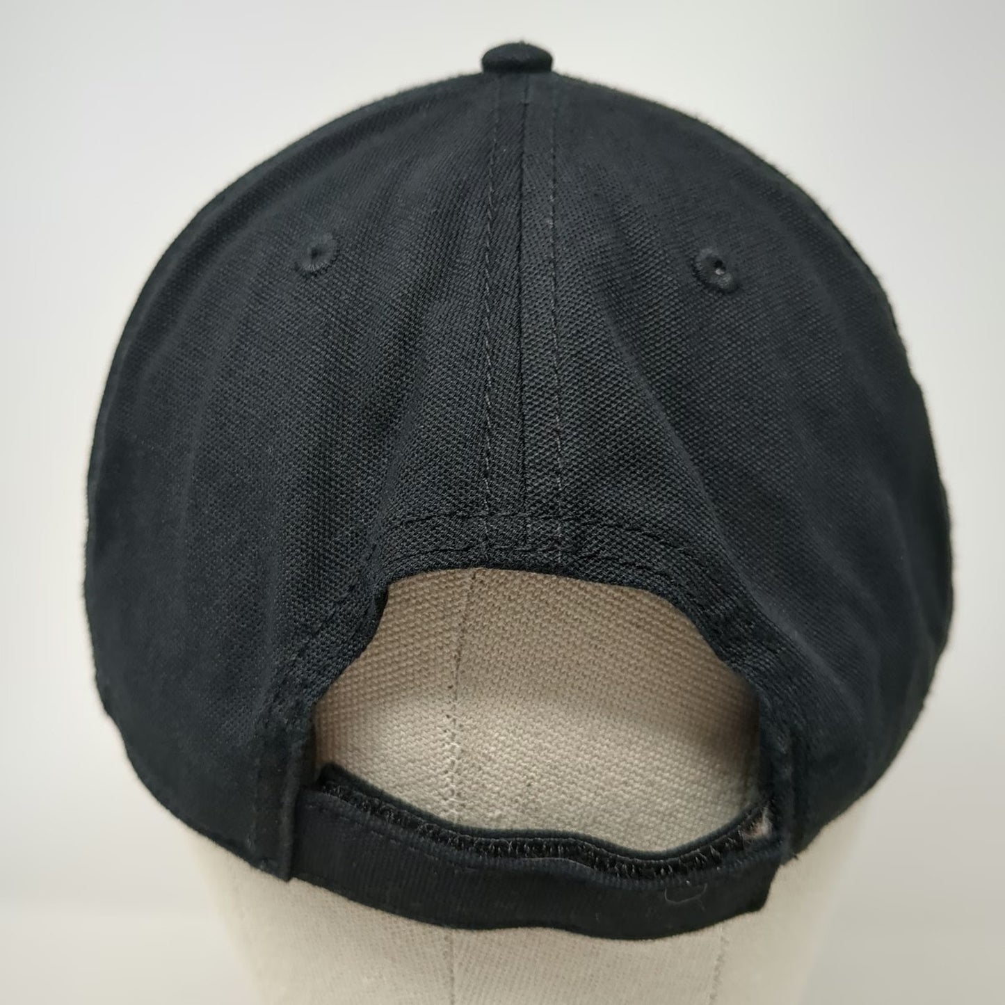 George Baseball Cap Black One Size Strapback Side Pocket Hammer Pick Pin hat