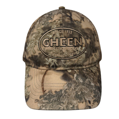 Gheen Irrigation Works Strapback Hat Camo One Size King's KC Caps