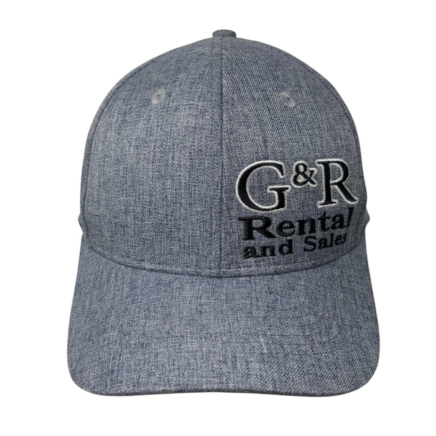 G&R Rental and Sales Strapback Hat Blue OSFA Adjustable Embroidered Vie Gear