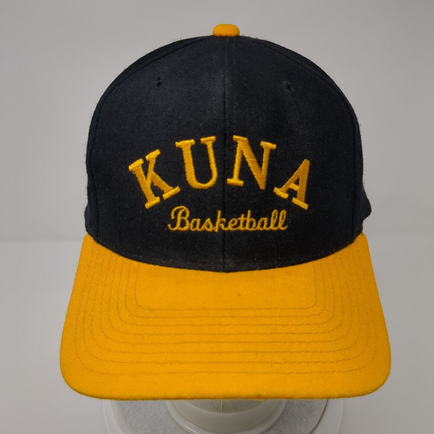 Kuna Basketball Snapback Hat Multicolor Large Embroidered Wool Serge