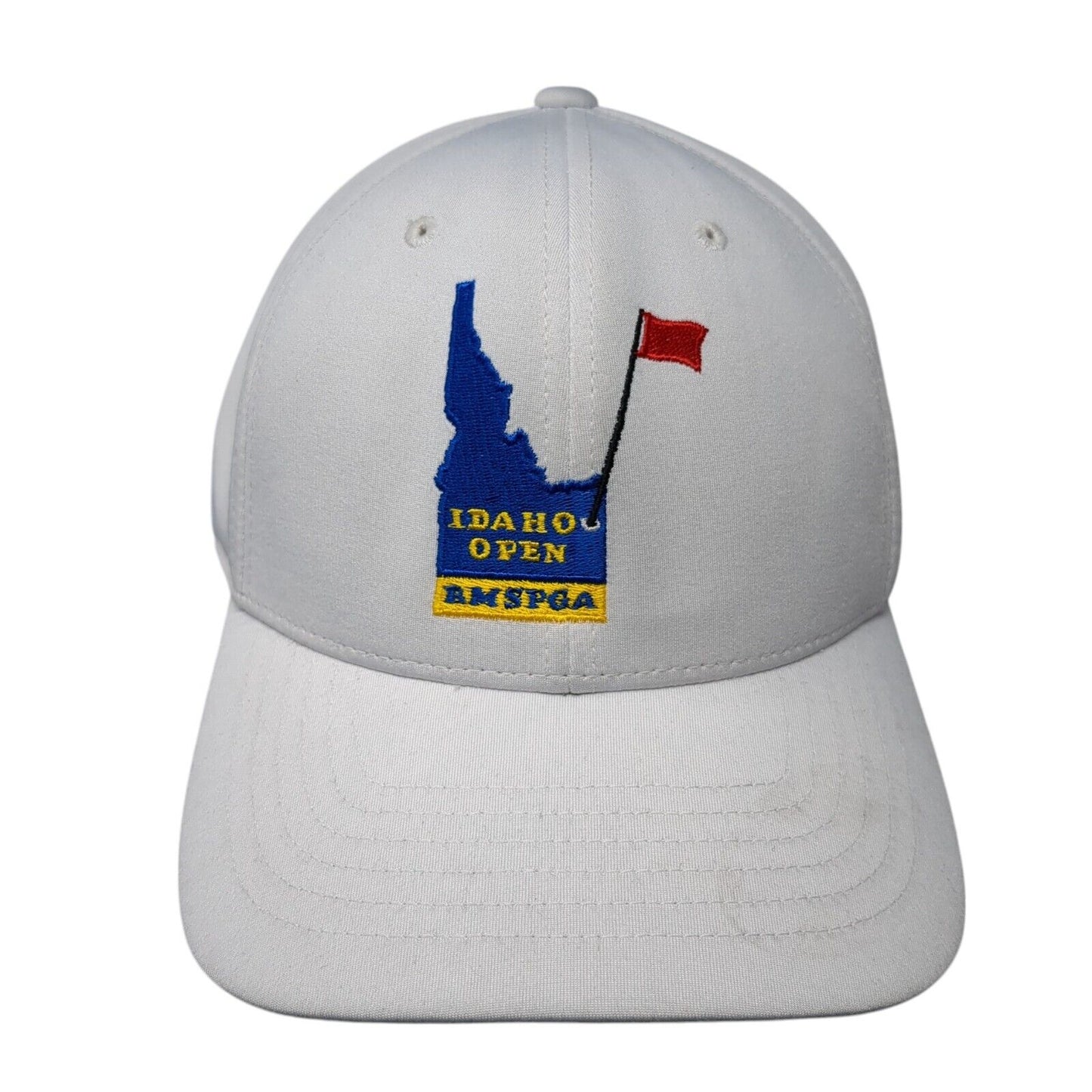 Idaho Open Snapback Golf Hat White One Size Flexfit 110 Puma 6 Panel