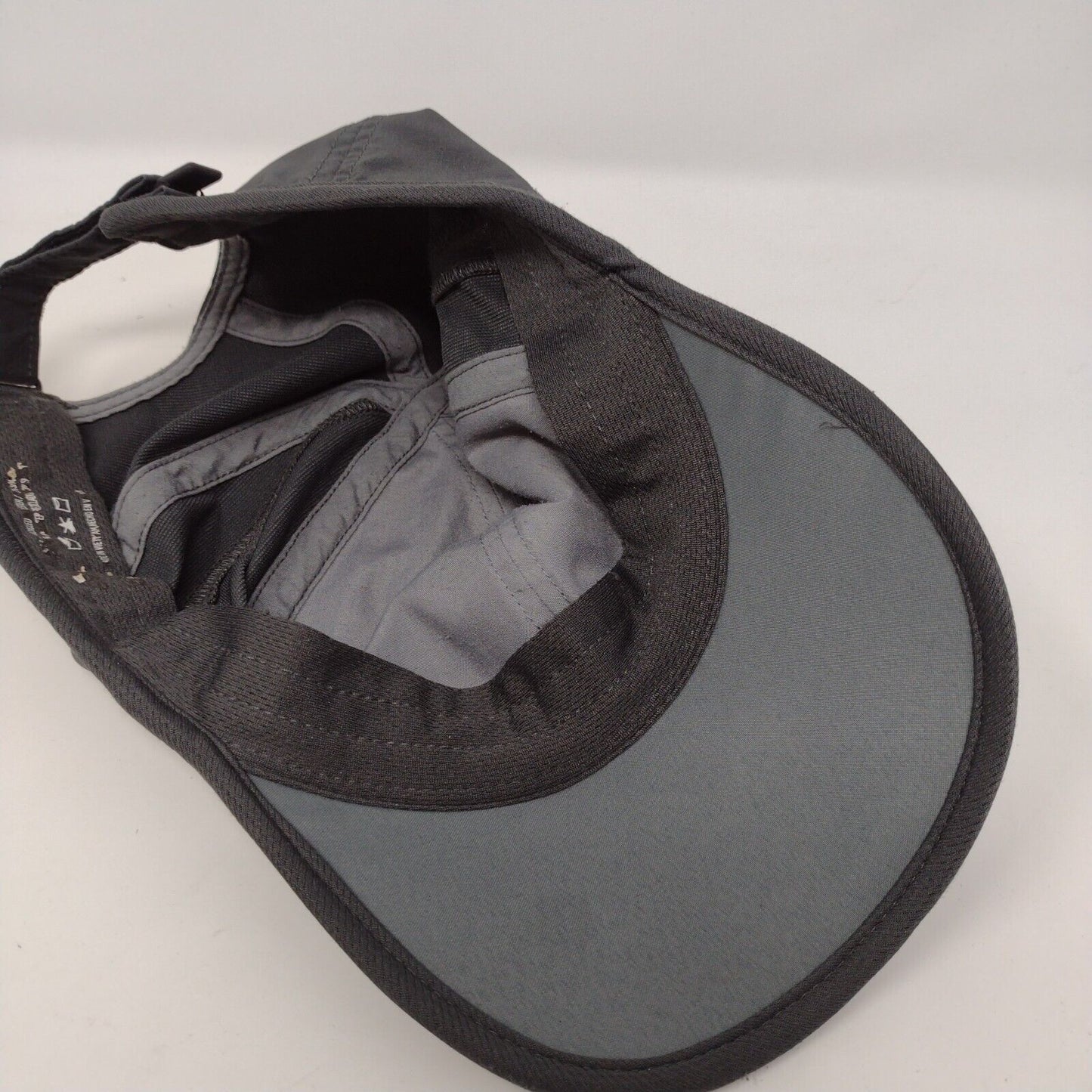 Adidas Aeroready Strapback Hat Gray OSFA Adjustable 3 Stripes Solid