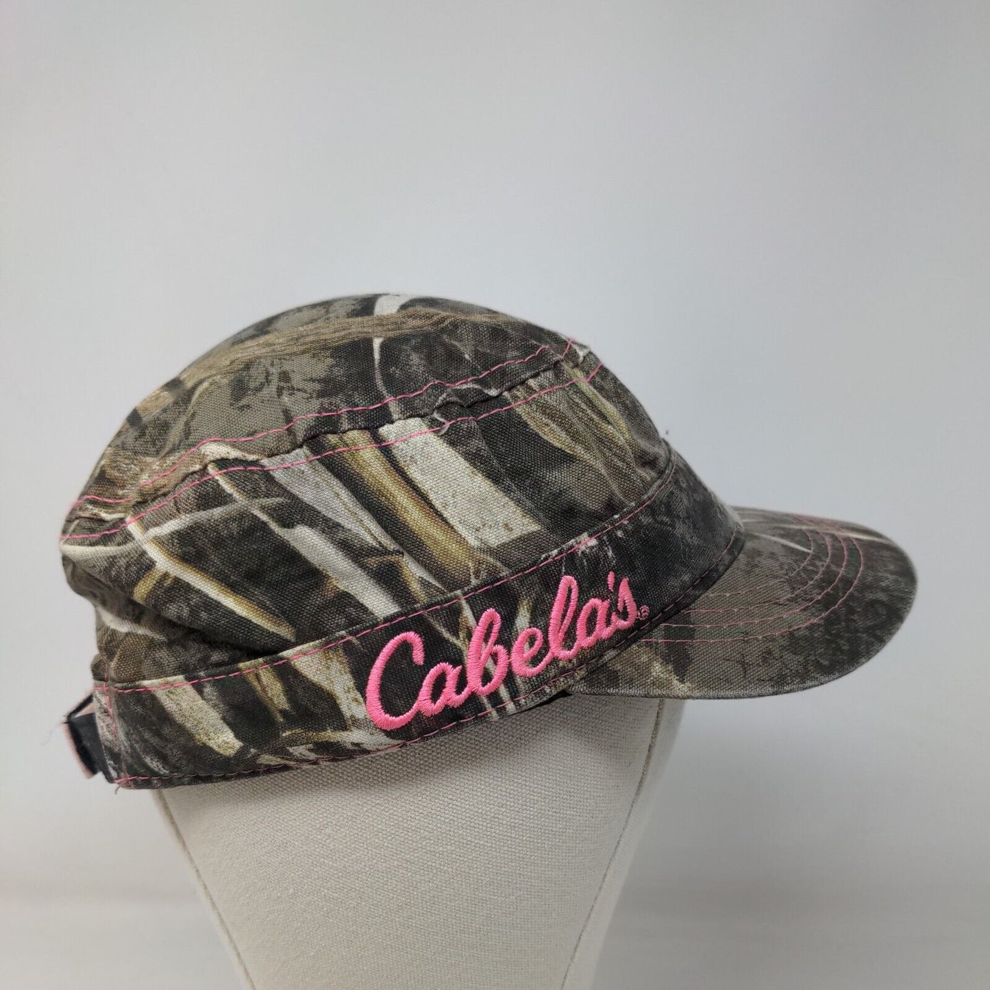 Cabela's Strapback Army Cap Camouflage One Size Embroidered Adjustable