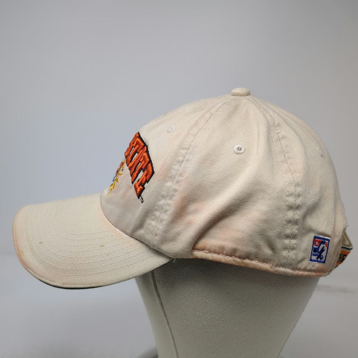 The Game Idaho State Bengals NCAA Beige One Size Hat Bengal Backer Embroidered
