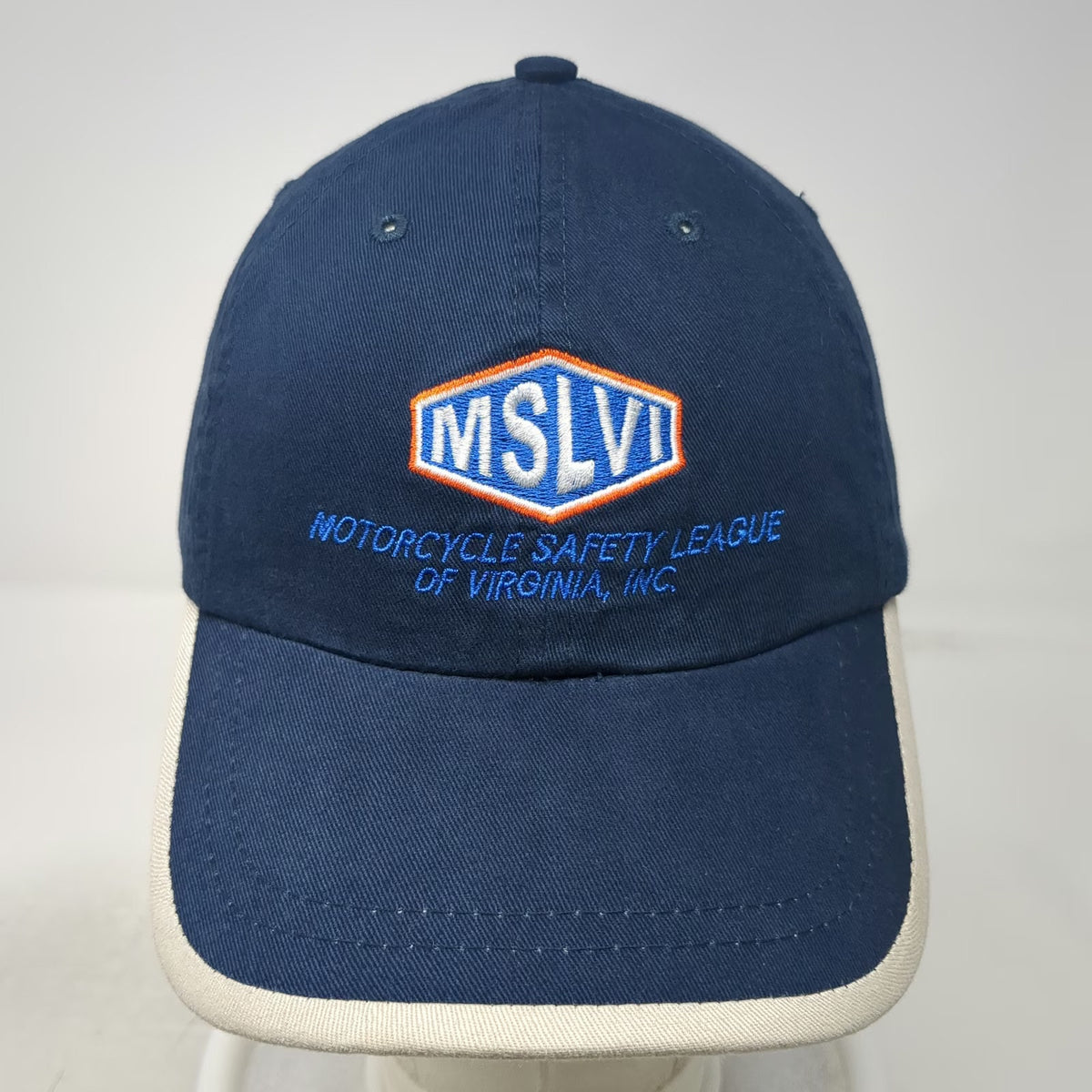 Queensboro Shirt Company Baseball Cap Blue One Size MSLVI Motorcycle Safety Hat