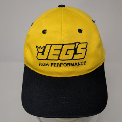 Jeg's High Performance Snapback Hat Yellow OSFA Embroidered Colorblock