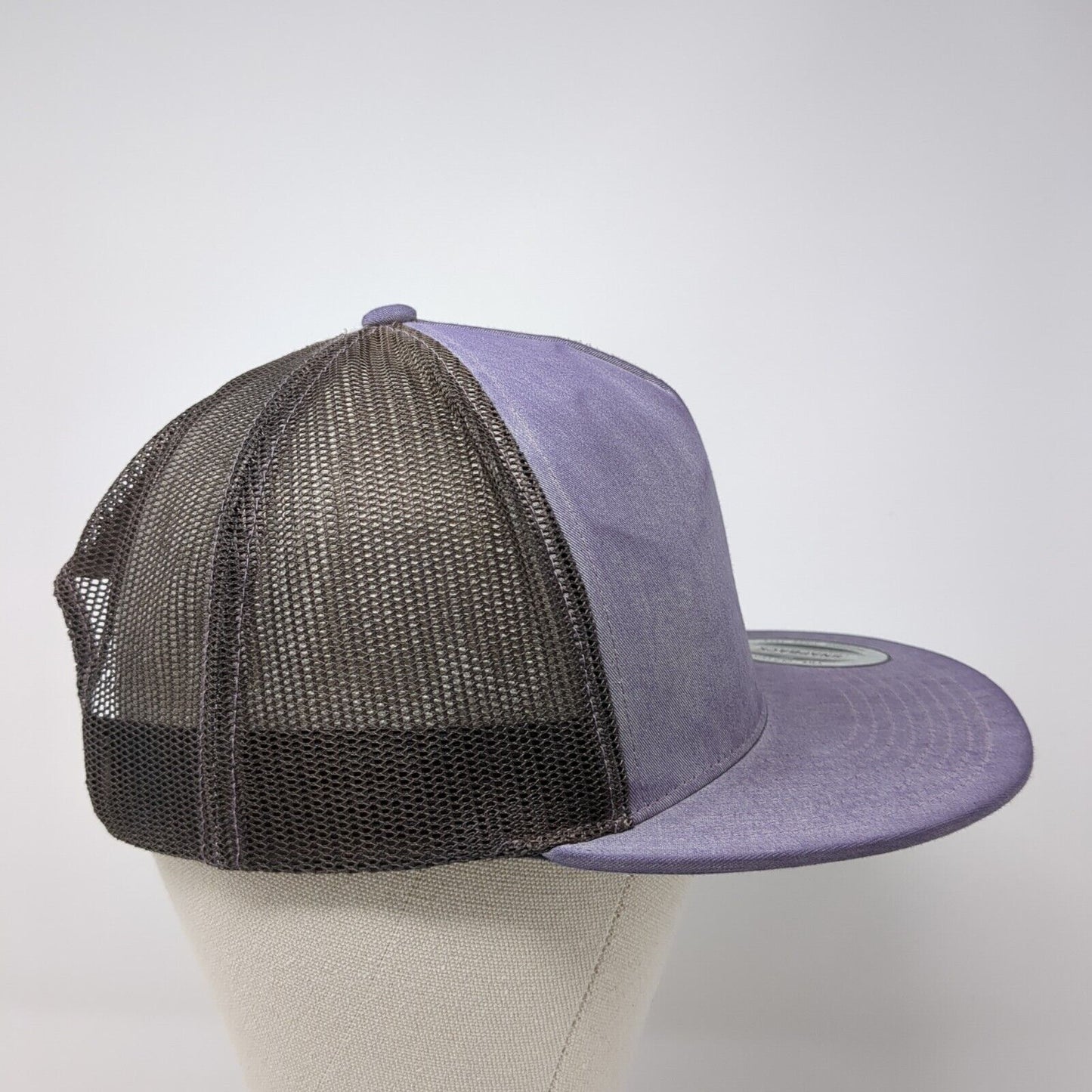 Prolook Snapback Trucker Hat Blue One Size Adjustable Mesh Back Classics Yupoong