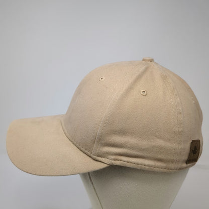 Dri Duck Baseball Cap Beige One Size Elk Wildlife Side Wrap Embroidery Hat